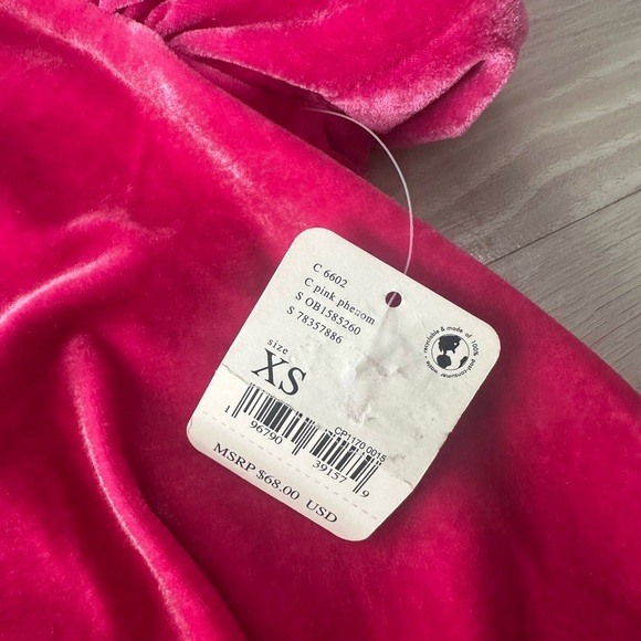 Free People Terese Velvet Ruffle Sleeve Top - Picture 3 of 6